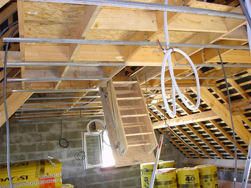 grenier et plafond etage